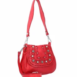 Best Campomaggi Schultertasche Leder 20 cm rosso