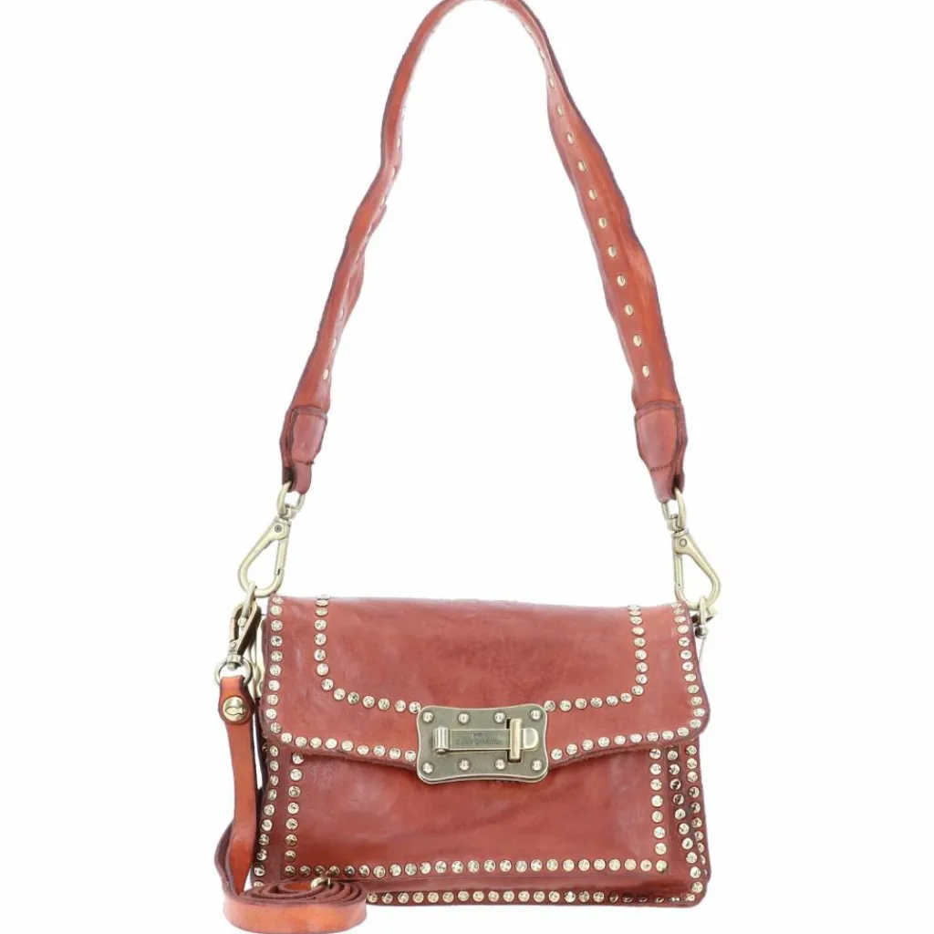 Campomaggi Schultertaschen<Schultertasche Leder 21 cm cognac