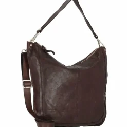 Outlet Campomaggi Schultertasche Leder 39 cm moro