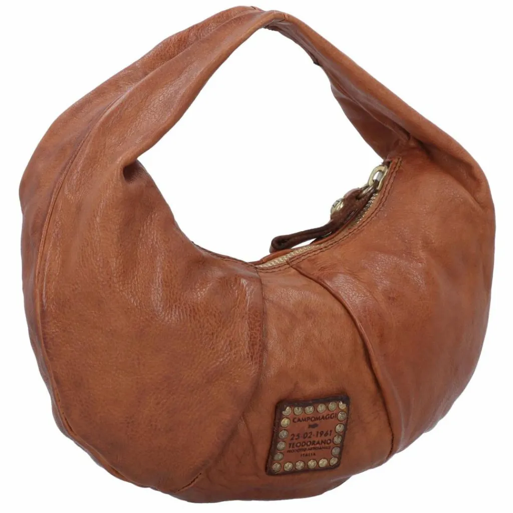 Best Campomaggi Schultertasche Leder 30 cm cognac