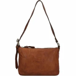 Clearance Campomaggi Schultertasche Leder 23 cm cognac