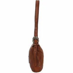 Clearance Campomaggi Schultertasche Leder 23 cm cognac