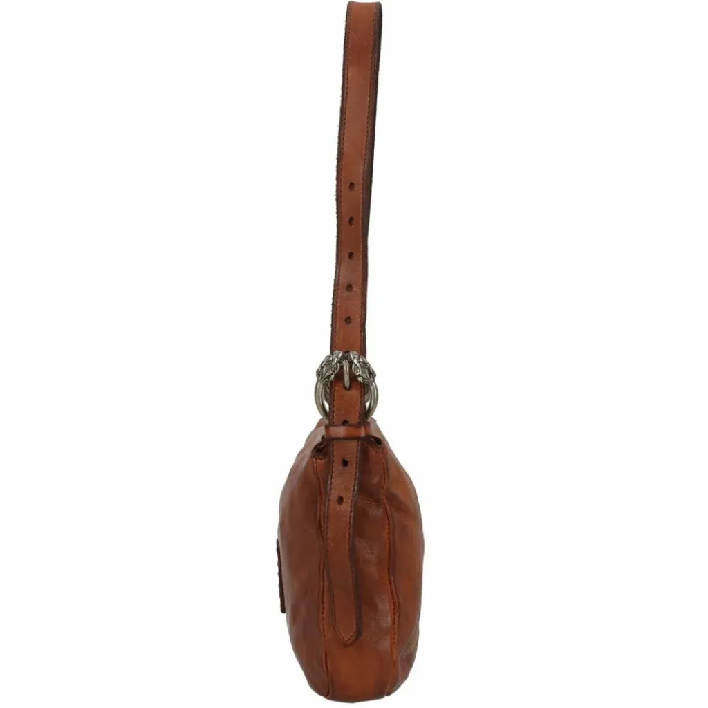 Clearance Campomaggi Schultertasche Leder 23 cm cognac