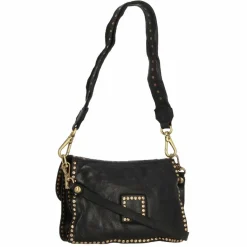 Sale Campomaggi Schultertasche Leder 22 cm nero