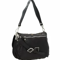 Hot Campomaggi Schultertasche Leder 31 cm cioccolato+oro+t-nero