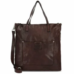 Campomaggi Shopper|Schultertaschen<Shopper Tasche Leder 36 cm moro