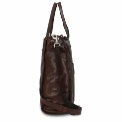 Campomaggi Shopper|Schultertaschen<Shopper Tasche Leder 36 cm moro
