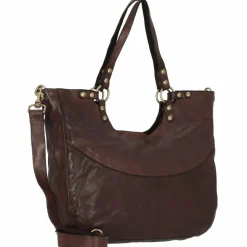Campomaggi Shopper|Schultertaschen<Shopper Tasche Leder 45 cm moro