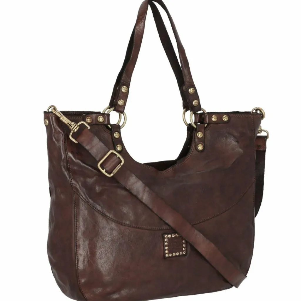 Campomaggi Shopper|Schultertaschen<Shopper Tasche Leder 45 cm moro