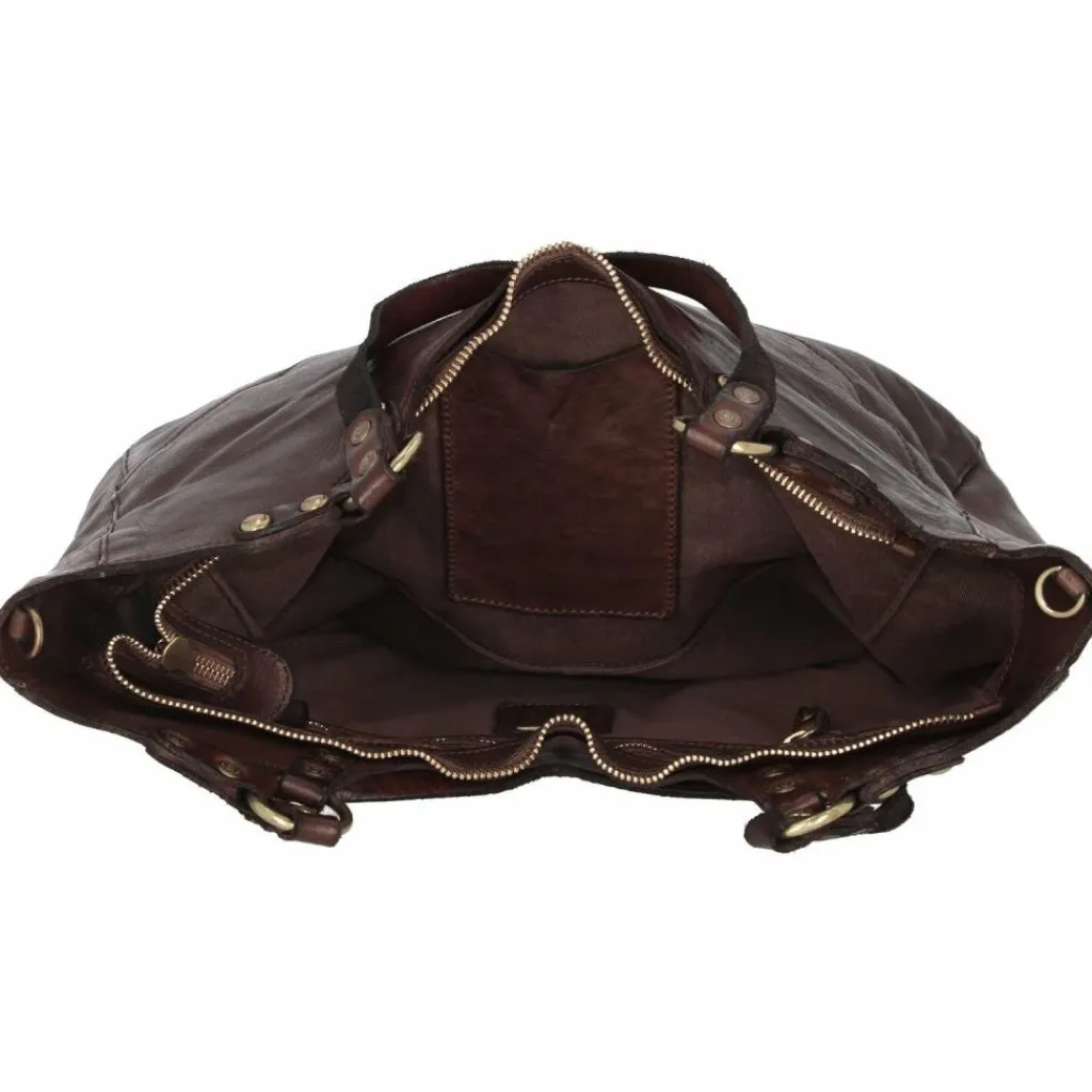 Campomaggi Shopper|Schultertaschen<Shopper Tasche Leder 45 cm moro