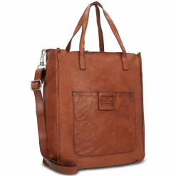 Campomaggi Shopper|Schultertaschen<Shopper Tasche Leder 36 cm cognac