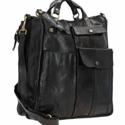 Outlet Campomaggi Tokio Handtasche Leder 32 cm nero
