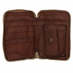 Campomaggi Damengeldbörsen Hochformat<Tosca Geldbörse Leder 10 cm cognac