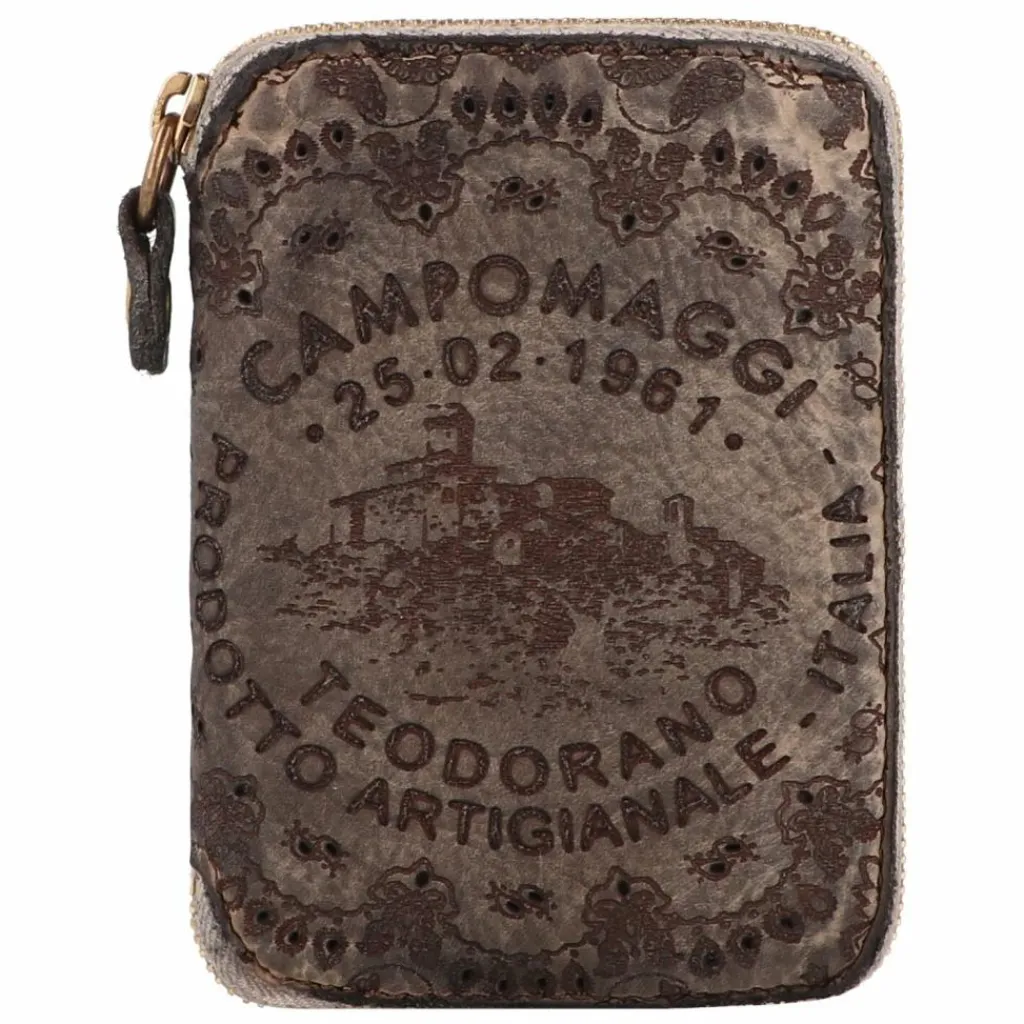 Campomaggi Damengeldbörsen Hochformat<Tosca Geldbörse Leder 10 cm cemento