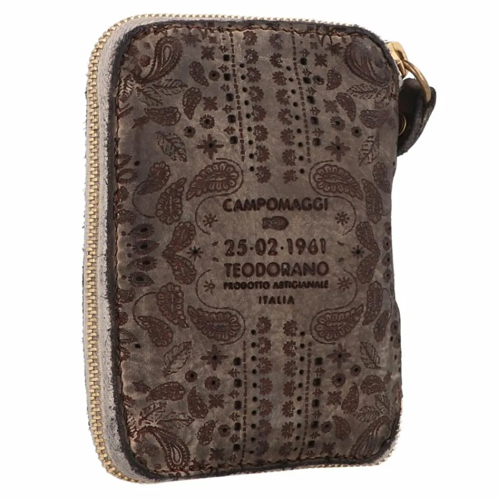 Campomaggi Damengeldbörsen Hochformat<Tosca Geldbörse Leder 10 cm cemento