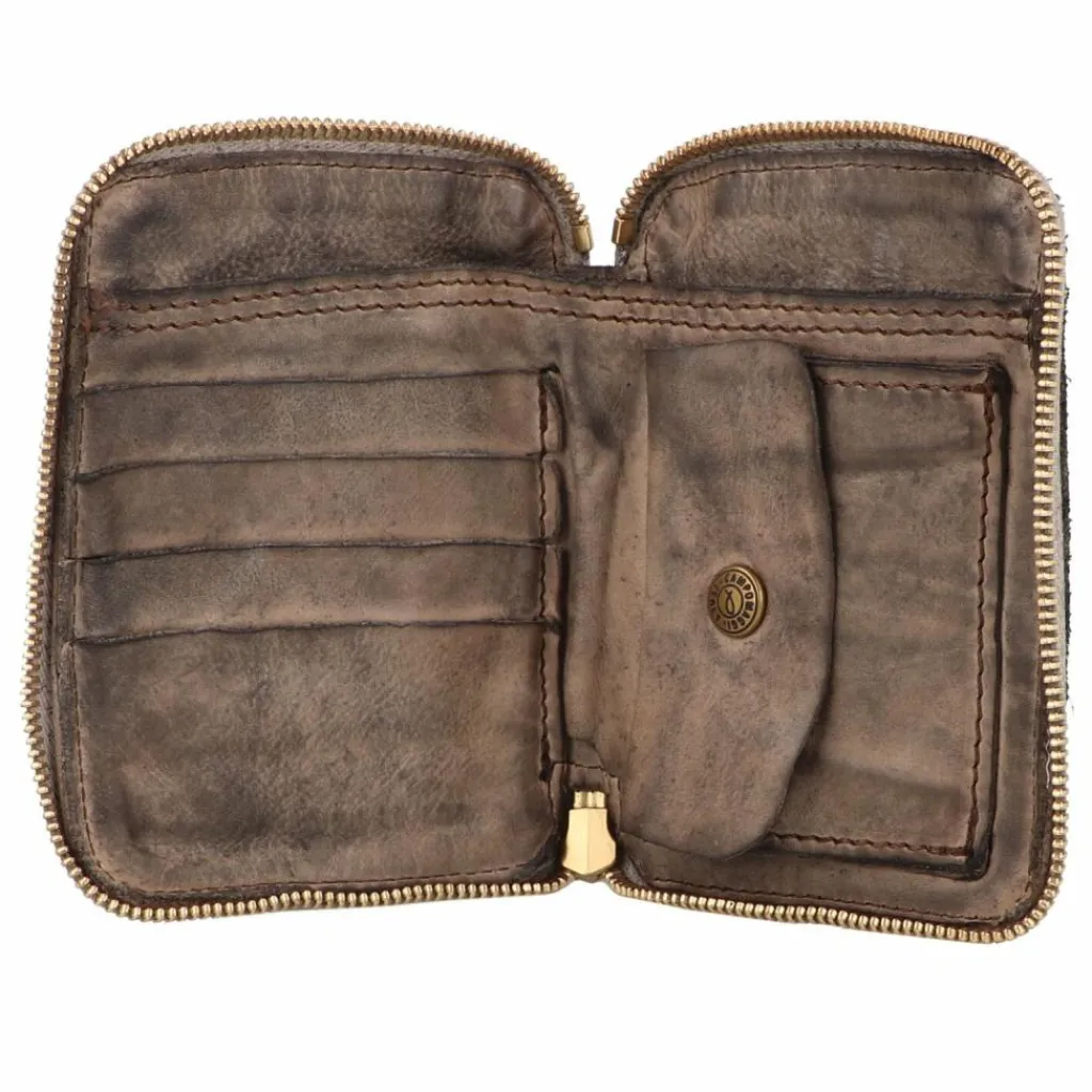 Campomaggi Damengeldbörsen Hochformat<Tosca Geldbörse Leder 10 cm cemento