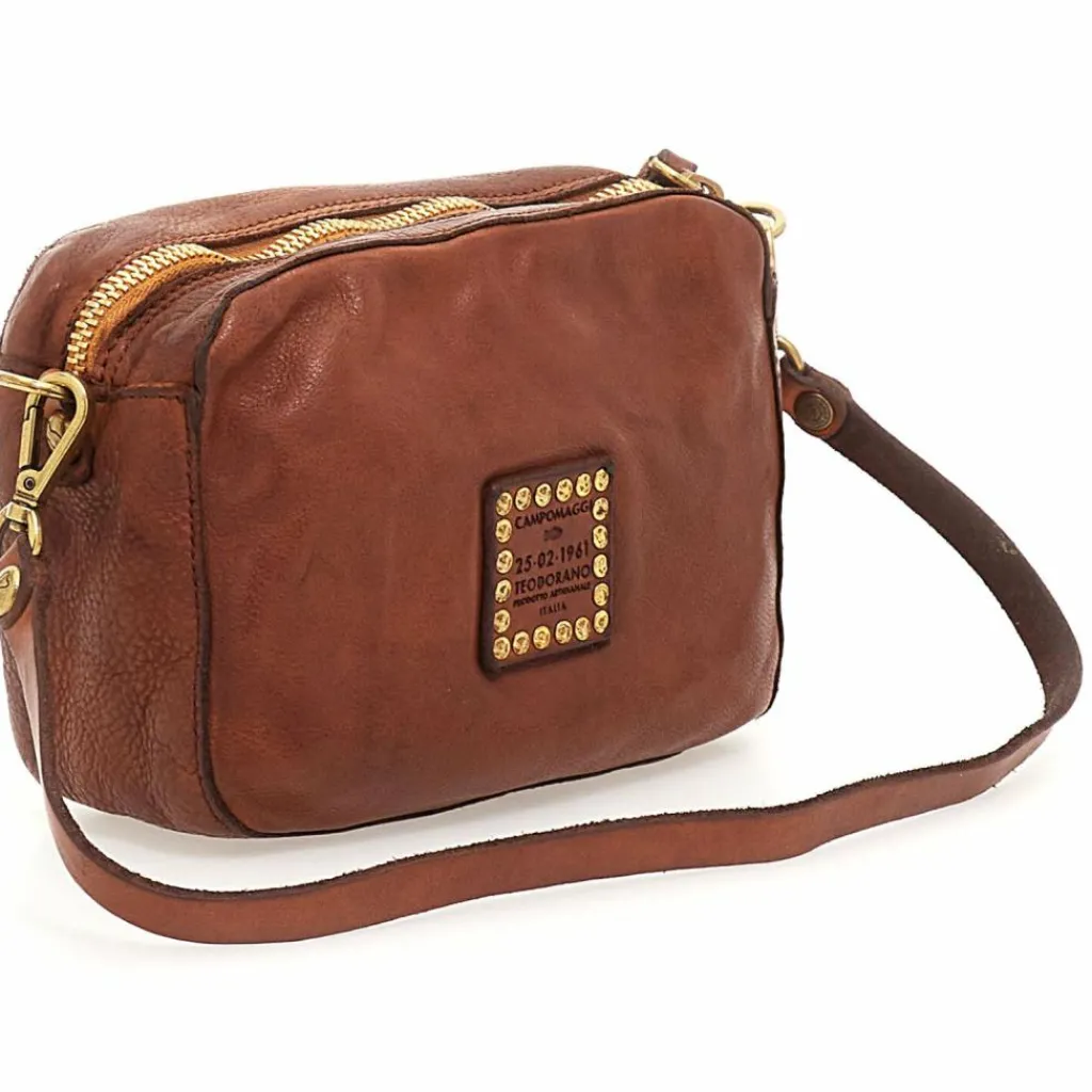 Campomaggi Umhängetaschen<Umhängetasche Leder 18.5 cm cognac