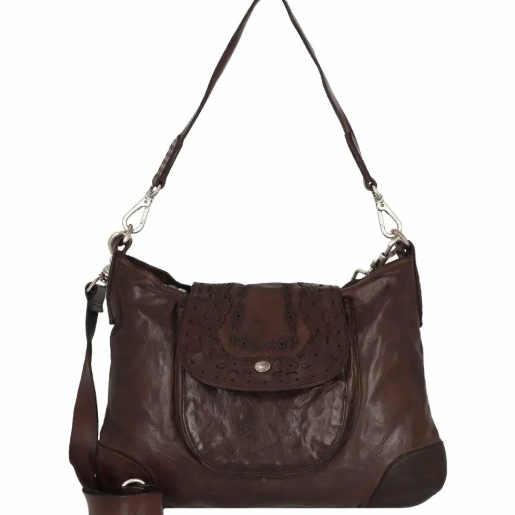 Campomaggi Umhängetaschen<Umhängetasche Leder 37 cm moro