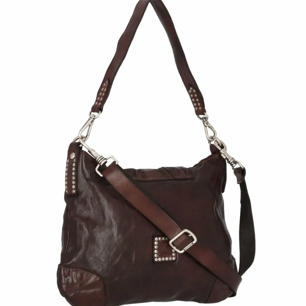 Campomaggi Umhängetaschen<Umhängetasche Leder 37 cm moro