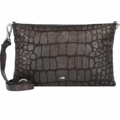 New Campomaggi Umhängetasche Leder 31 cm grigio