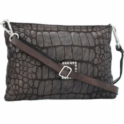 New Campomaggi Umhängetasche Leder 31 cm grigio