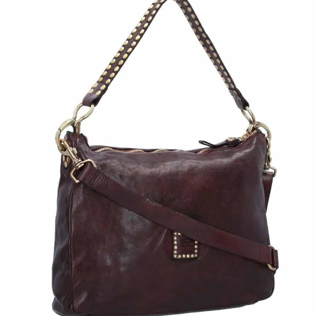 Campomaggi Umhängetaschen<Umhängetasche Leder 41 cm moro