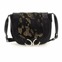 Campomaggi Umhängetaschen<Umhängetasche M Leder 22 cm cioccolato+oro+t-nero