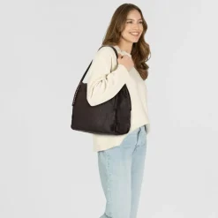 Campomaggi Viola Schultertasche Leder 28 cm