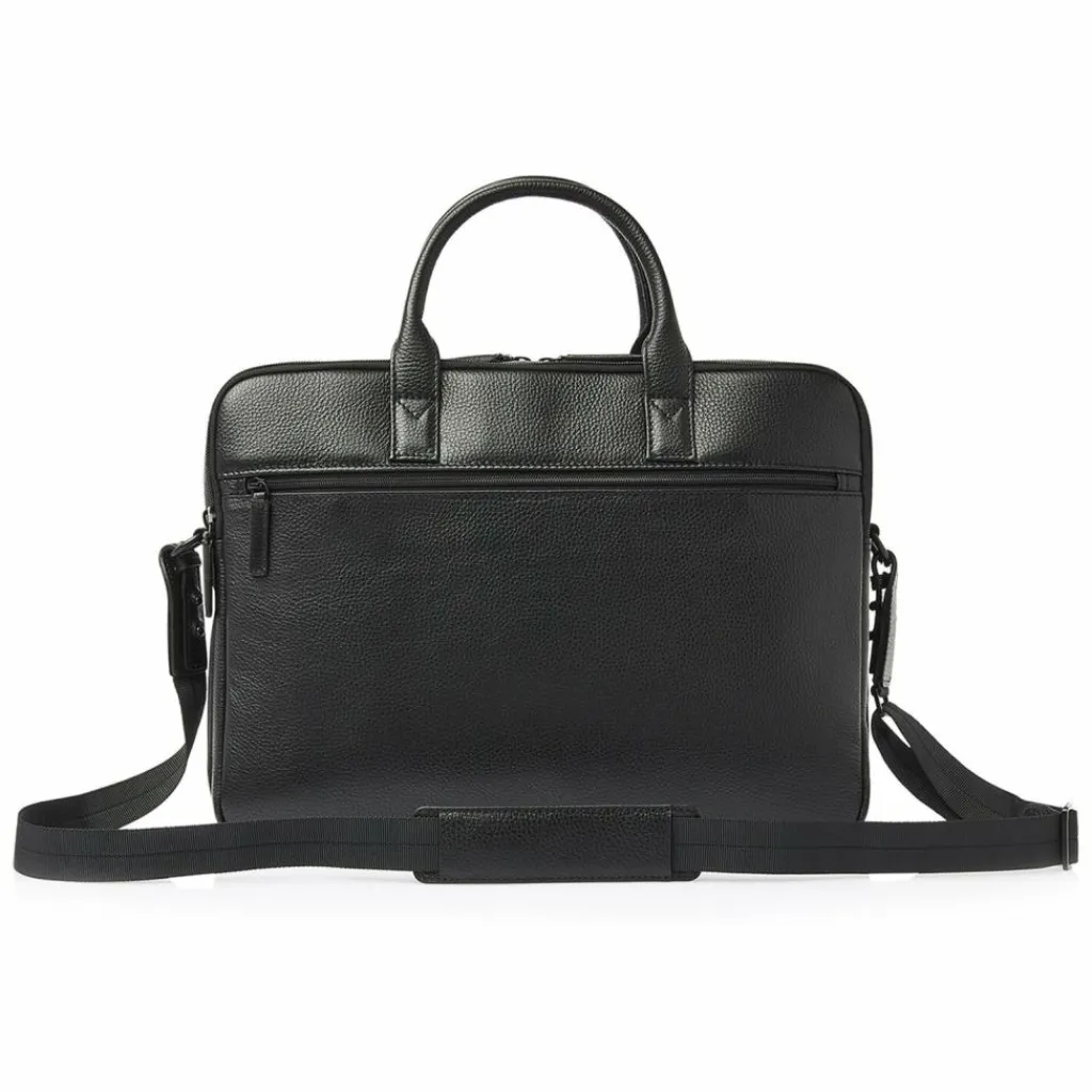 Castelijn & Beerens Laptoptaschen|Aktentaschen<Aktentasche Leder 42 cm Laptopfach black
