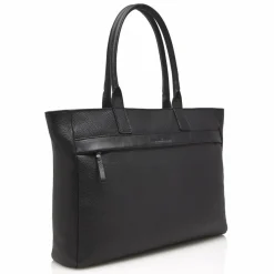 Castelijn & Beerens Shopper|Schultertaschen<Anna Shopper Tasche RFID Leder 45 cm Laptopfach black