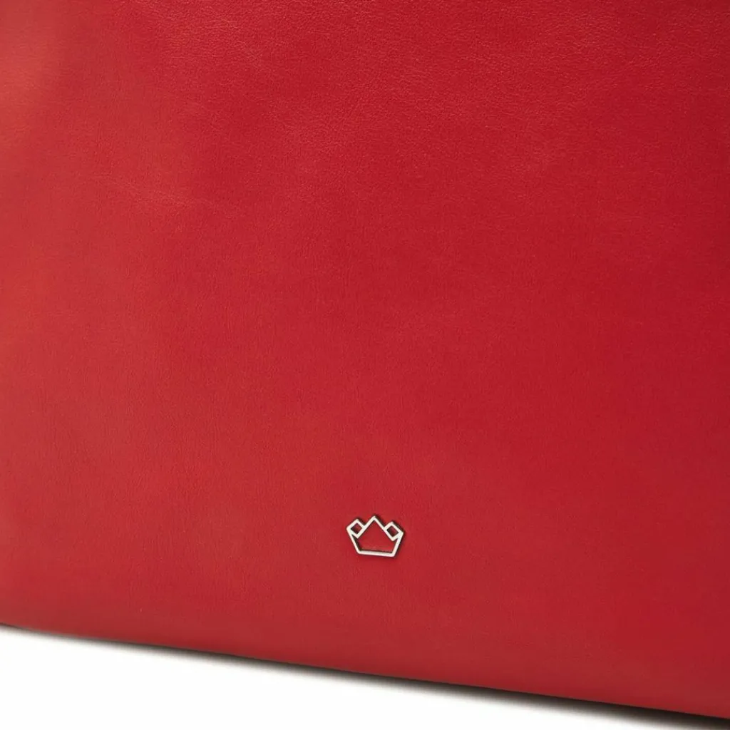 New Castelijn & Beerens Babette Schultertasche Leder 30 cm rot