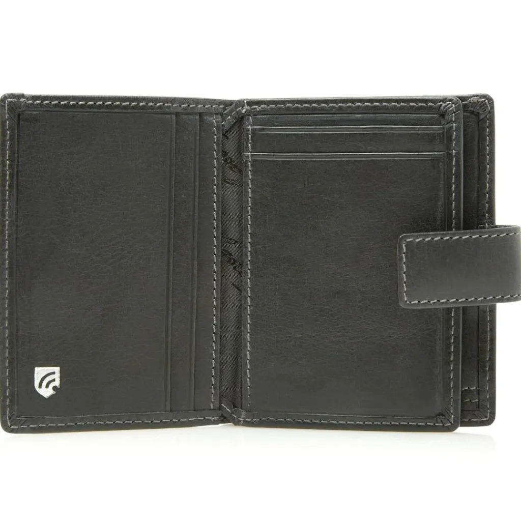 Outlet Castelijn & Beerens Canyon Geldbörse RFID Leder 8 cm black