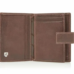 Clearance Castelijn & Beerens Canyon Geldbörse RFID Leder 8 cm mocca