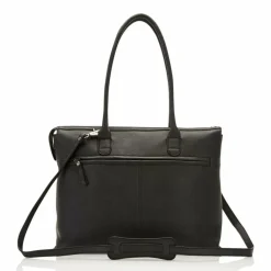 Online Castelijn & Beerens Carisma Schultertasche RFID Leder 40 cm Laptopfach black