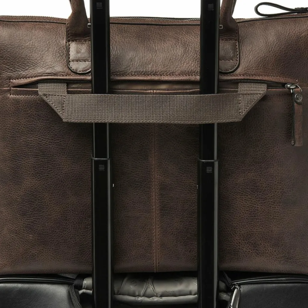 Castelijn & Beerens Carisma Schultertasche RFID Leder 40 cm Laptopfach