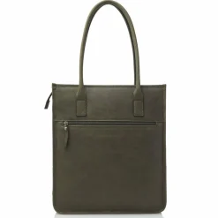 Castelijn & Beerens Carisma Schultertasche RFID Leder 34 cm Laptopfach grün