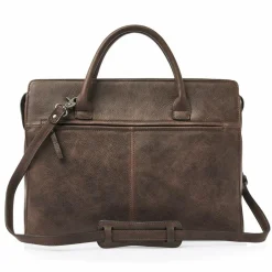 Clearance Castelijn & Beerens Carisma Shopper Tasche RFID Schutz Leder 41 cm Laptopfach mocca