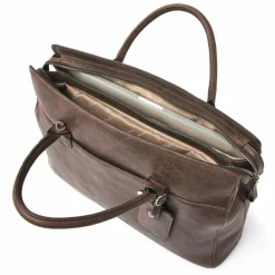 Clearance Castelijn & Beerens Carisma Shopper Tasche RFID Schutz Leder 41 cm Laptopfach mocca
