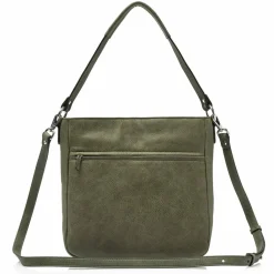 Castelijn & Beerens Schultertaschen<Carisma Schultertasche Leder 30 cm green
