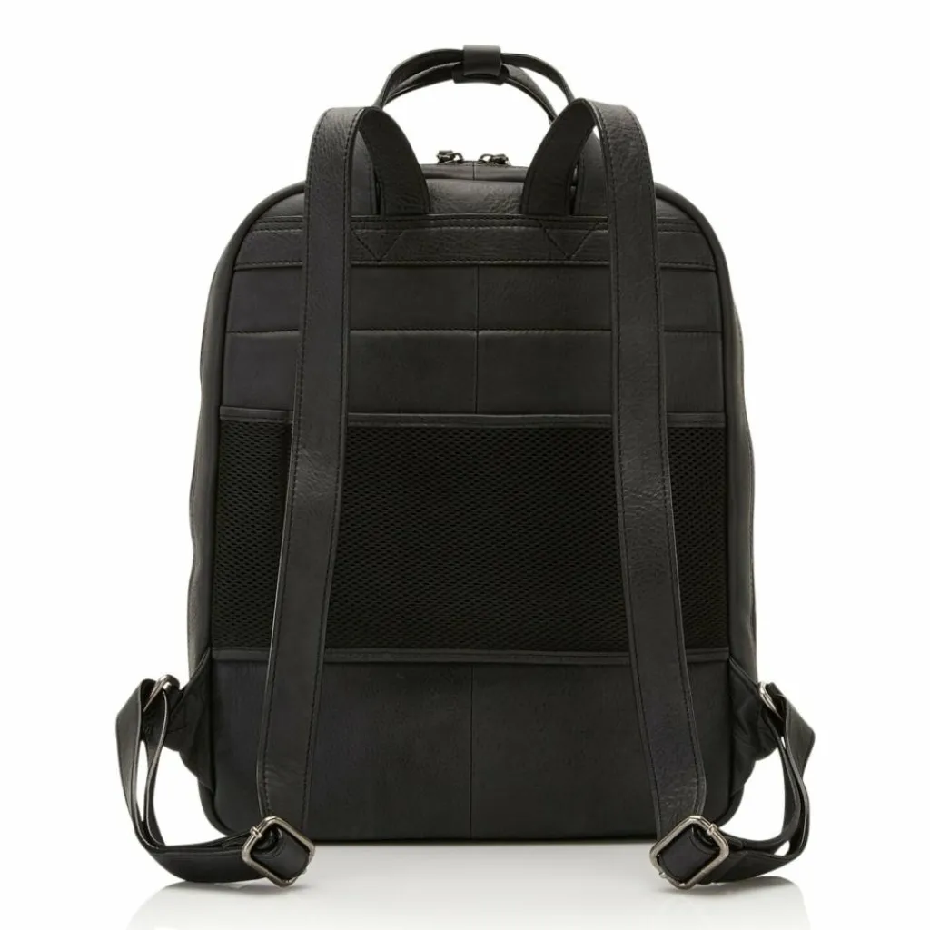 Castelijn & Beerens Lederrucksäcke|Daypacks<Carisma Rucksack RFID Leder 40 cm Laptopfach black