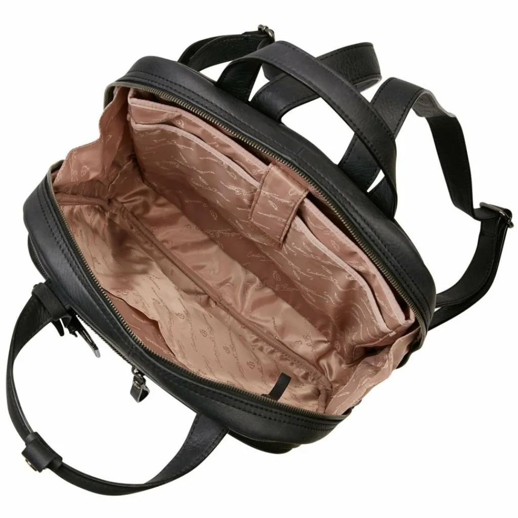 Castelijn & Beerens Lederrucksäcke|Daypacks<Carisma Rucksack RFID Leder 40 cm Laptopfach black