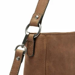 Castelijn & Beerens Carisma Schultertasche Leder 30 cm cognac