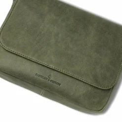 Discount Castelijn & Beerens Carisma Messenger Leder 27 cm green