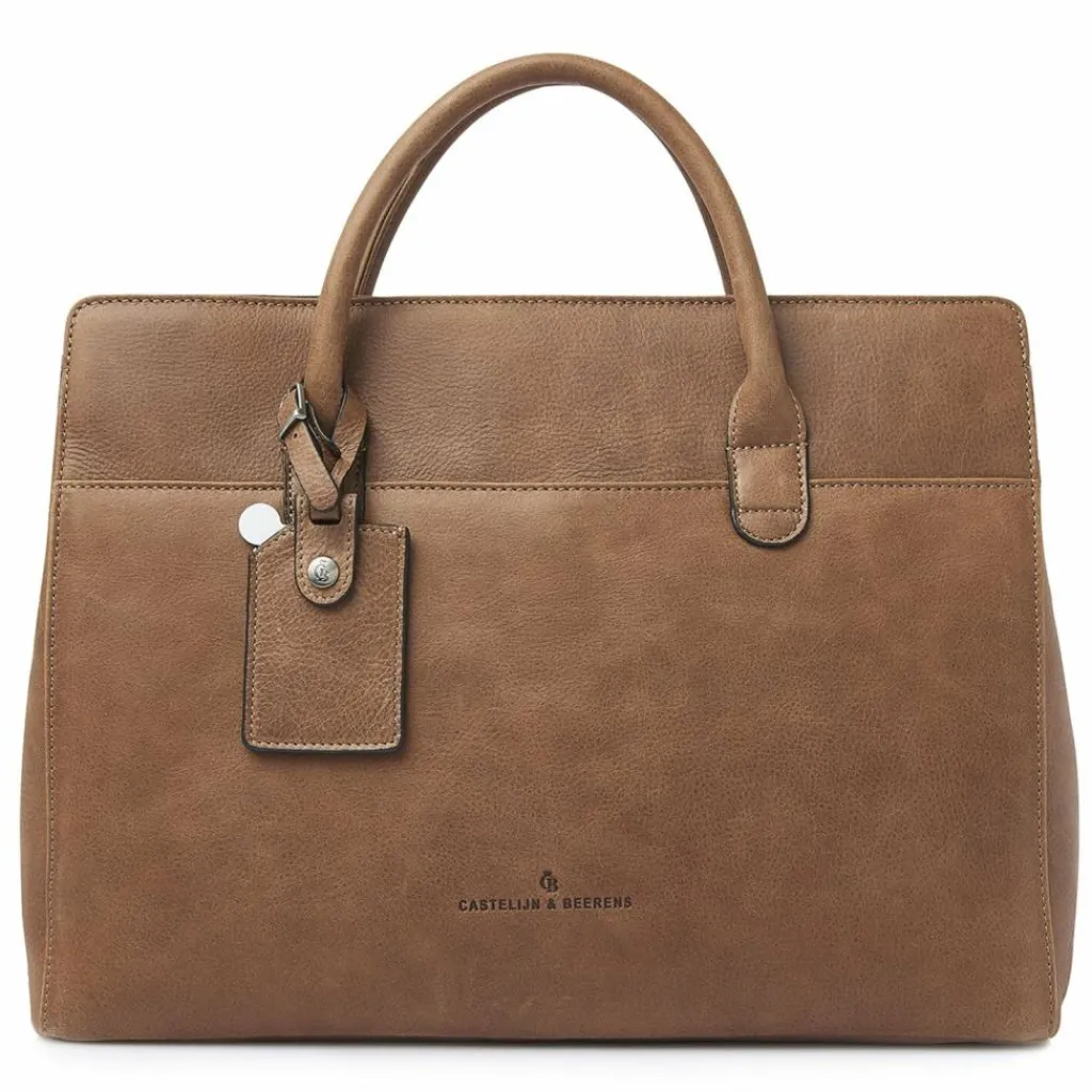 Castelijn & Beerens Shopper|Henkeltaschen<Carisma Shopper Tasche RFID Schutz Leder 41 cm Laptopfach cognac