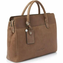 Castelijn & Beerens Shopper|Henkeltaschen<Carisma Shopper Tasche RFID Schutz Leder 41 cm Laptopfach cognac