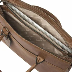 Castelijn & Beerens Shopper|Henkeltaschen<Carisma Shopper Tasche RFID Schutz Leder 41 cm Laptopfach cognac