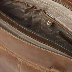 Castelijn & Beerens Shopper|Henkeltaschen<Carisma Shopper Tasche RFID Schutz Leder 41 cm Laptopfach cognac