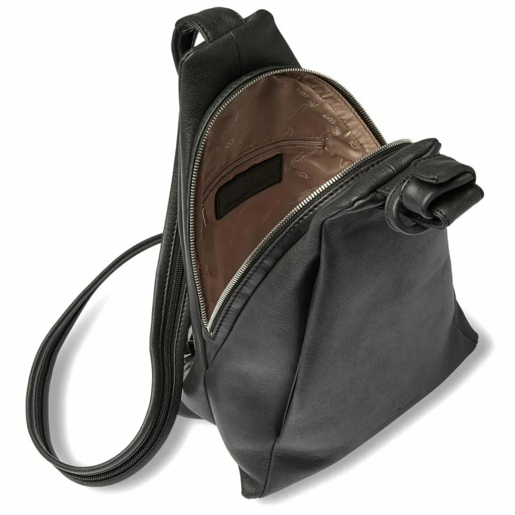 Clearance Castelijn & Beerens Carisma Umhängetasche Leder 24 cm black