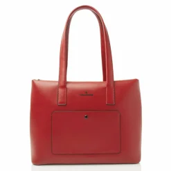 Hot Castelijn & Beerens Dama Noor Schultertasche Leder 43 cm Laptopfach red