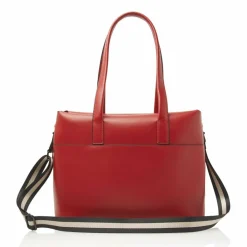 Hot Castelijn & Beerens Dama Noor Schultertasche Leder 43 cm Laptopfach red